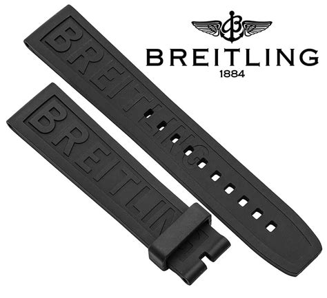 breitling rubber watch bands for sale|20mm Breitling rubber strap.